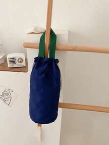 迷你帆布水杯袋 简约纯色水杯袋 炖盅保护套 - 彩色 - 查看 5