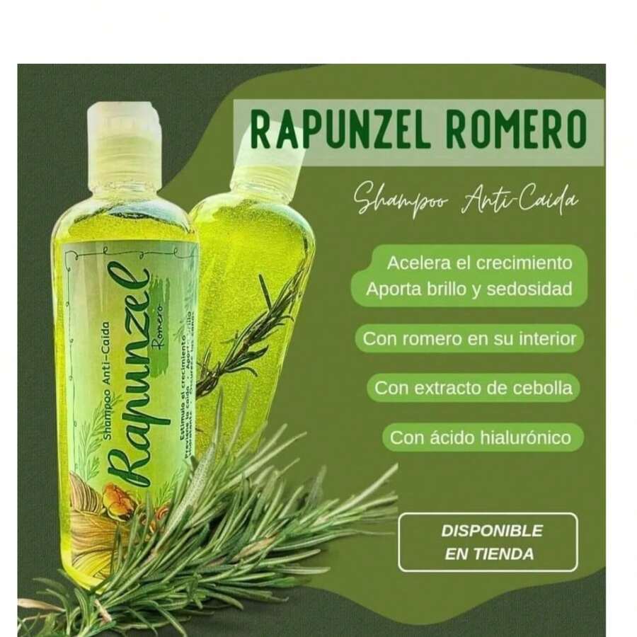 RAPUNZ3L SHAMPOO ROSEMARY ONION HYALURONIC ACID HAIR STRENGTHENER REPAIR AND SHINE - Multicolor - View 1