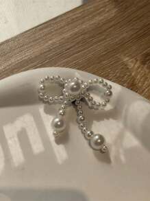 1 件仿珍珠蝴蝶结山茶花装饰鞋夹，高端串珠时尚 DIY 装饰品适合万圣节、日常搭配、芭蕾舞鞋、休闲鞋、女鞋、高跟鞋、乐福鞋、厚底运动鞋 - 彩色 - 查看 15