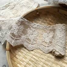 1pc European Style Crown Motif Wedding Lace Applique, Non-Stretch Embroidered Decor For Curtain, Tablecloth, Bridal DIY Accessories - Multicolor - View 13