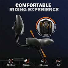 Triciclo eléctrico de 750W para adultos y personas mayores con baterías duales de 48V 12.5AH+18AH de gran capacidad, 2 cestas y velocidad máxima de 37 km/h, triciclo eléctrico para personas mayores viajar al exterior - Azul - Ver 6