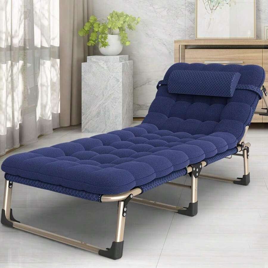 Adults Folding Sleeping Cot Guest Bed Heavy Duty Cots Camping Sun