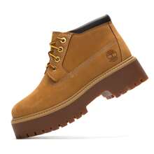Timberland Women's Outdoor Sneakers, Mid-Top Boots, Hiking Boots, Work Boots. Wide Fit. A5RF9231 - Tan - View 5