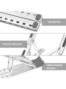 Soporte Portátil de Aluminio para Portátil Soporte de Ordenador Macbook Air Pro Accesorios Plegable Lap Top Ajustable Aluminio Soporte Para Laptop