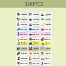 60 stuks / 120 stuks / 180 stuks / 240 stuks Aangepaste naamstickers Aangepaste stickers Labels Kinderen Schoolbenodigdheden Waterfles Potlood Babyshower Familiedecoraties Geschenken Winteravondgeschenken Terug naar school Wintercadeau-ideeën Jongen Meisje Valentijnsdag