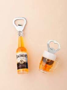 Multi-Piece Set Of Funny Bottle Openers, Simulated Beer Bottles, Fridge Magnets, Beer Bottle Openers, Creative 3D Magnets, For Outdoor, Camping, Gift For Father