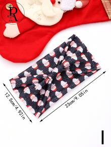 1 Băng đô hình chữ thập in họa tiết Giáng sinh, Băng đô thể thao chạy bộ co giãn dành cho nữ, Băng đô thể thao polyester dễ thương thanh lịch thường ngày dành cho Giáng sinh - Nhiều màu - Xem 28