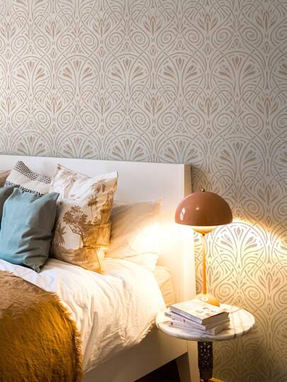 Removable Wallpaper, Sc inavian Minimalist Peel Stick Wand Paper, Bohemian Home Room 17.7 Inches 6.5/9.8 Feet *1pc view 5