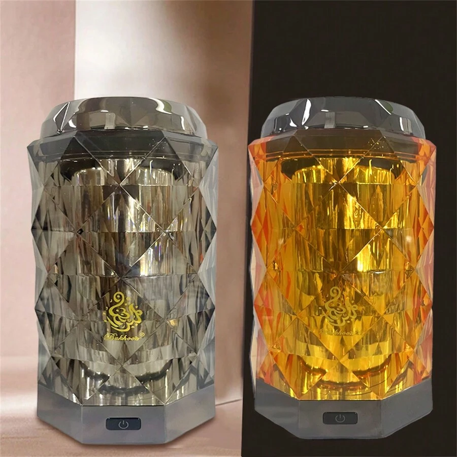 Bakhoor Electric Incense Burner Unique Crystal Design 2000mAh Battery Car Oud Incense Burner With Box Electric Incense Burner - Multicolor - View 1