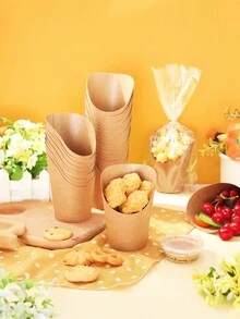 15 chiếc cốc giấy, cốc giấy đựng bánh Giáng sinh, cốc đựng gà và khoai tây chiên Giáng sinh, giỏ đựng khoai tây chiên, cốc đựng đồ ăn nhẹ, hộp đựng bánh, nướng bánh tự làm, cốc giấy ngoài trời đa năng - Nhiều màu - Xem 5