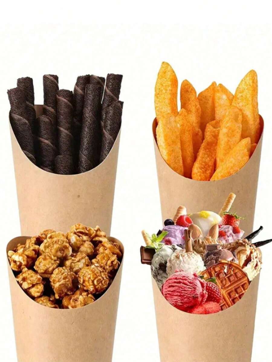 15 chiếc cốc giấy, cốc giấy đựng bánh Giáng sinh, cốc đựng gà và khoai tây chiên Giáng sinh, giỏ đựng khoai tây chiên, cốc đựng đồ ăn nhẹ, hộp đựng bánh, nướng bánh tự làm, cốc giấy ngoài trời đa năng - Nhiều màu - Xem 1