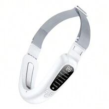 Electric EMS Face Lifting Machine Microcurrent 12 Gears Facial Massager Vibration Slimming Firming V-Face Lift Device 650mAh - White - View 10