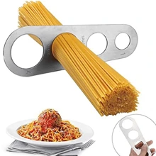 1 件装不锈钢面条分量器，银色意大利面测量工具，适用于厨房