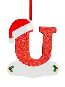 1 Pc Đồ trang trí xe hơi 26 chữ cái tiếng Anh Giáng sinh, Mặt dây chuyền tên viết tay DIY Đồ trang trí cây thông Noel, Móc chìa khóa Đồ trang trí ba lô, Đồ trang trí không khí cửa sổ tiệc ngày lễ, Vật dụng trang trí cuộc sống gia đình Giáng sinh - Nhiều màu - Xem 17