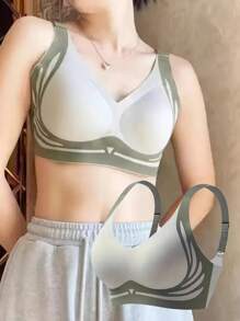 4-Piece Set, Seamless Lifting, Anti Gravity Chest Movement, Gathering Underwear, Correcting Accessory Breasts - Underwear Upper Support - Mixed color - View 7