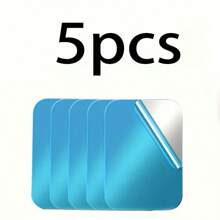 5pcs/10pcs/20pcs Adhesive Car Phone Holder Magnet Plate Thin Iron Disc Magnetic Sheet For Phone Stand Accessories, Round & Rectangle