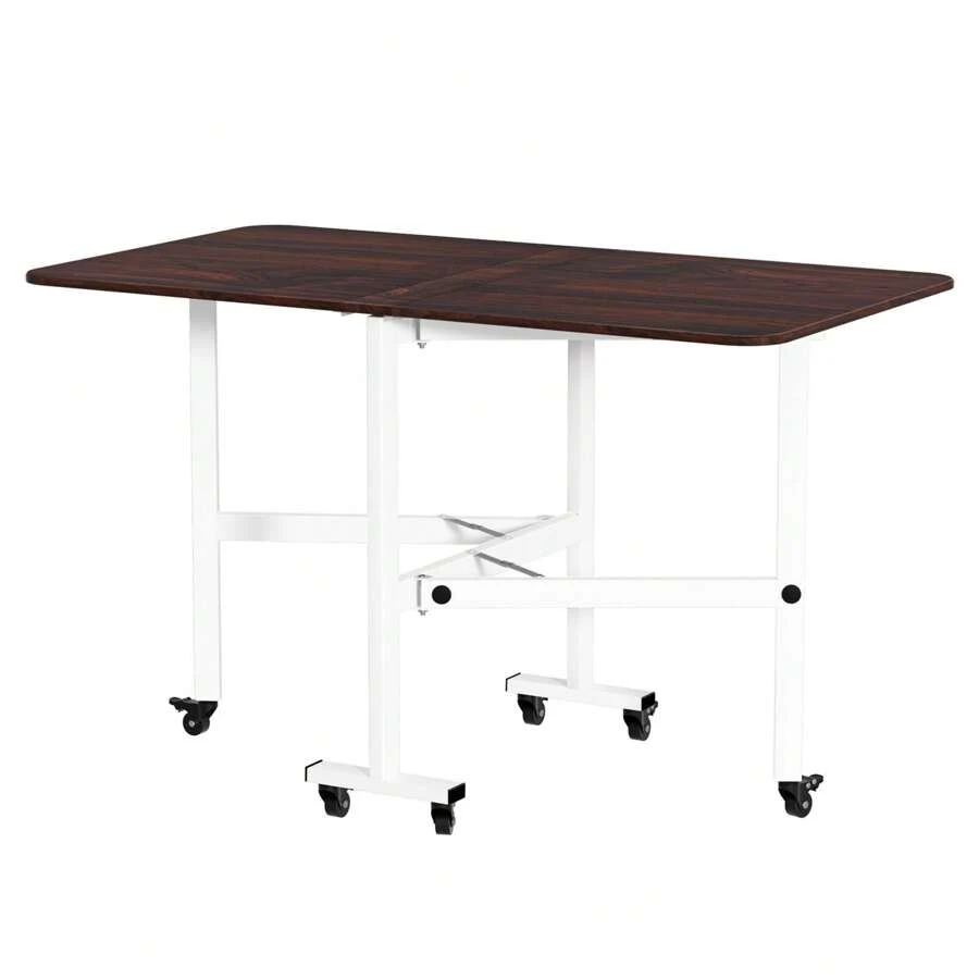 Folding Dining Table, Drop Leaf Dining Table, Foldable Expandable Table