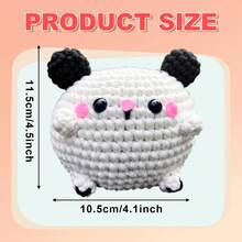 1 Bộ dụng cụ móc hình chú chó dễ thương cho người mới bắt đầu, Bộ dụng cụ móc hình động vật hoạt hình - Bao gồm video hướng dẫn từng bước bằng tiếng Anh - Hoàn hảo cho bộ dụng cụ móc cho người mới bắt đầu, Làm quà tặng sáng tạo cho các bữa tiệc sinh nhật và lễ hội, Đồ dùng thủ công mỹ nghệ Trang trí nhà cửa - Nhiều màu - Xem 2