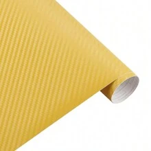 25 cm x 200 cm 3D-Carbonfolienbeschichtung Autoaufkleber, wasserdicht, Dekorative Schutzfolie für Motorrad, Auto Zubehör