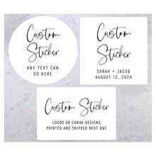 16-1080张定制Logo光面防水透明贴纸，可设计您自己的个性化瓶贴，时尚可爱，色彩缤纷，是送给他的理想礼物，也适合送给男朋友、爸爸、女朋友、妈妈、家人、朋友，可用于茶室、家居、花园、办公室等场合，例如周年纪念日、情人节、母亲节、生日、父亲节、毕业典礼、婚礼、乔迁之喜等，营造温馨氛围，增添冬日优雅，是办公室装饰的理想之选。 - 正方形亮膜 - 查看 1