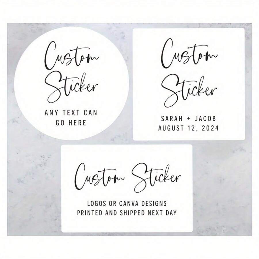 16-1080张定制Logo光面防水透明贴纸，可设计您自己的个性化瓶贴，时尚可爱，色彩缤纷，是送给他的理想礼物，也适合送给男朋友、爸爸、女朋友、妈妈、家人、朋友，可用于茶室、家居、花园、办公室等场合，例如周年纪念日、情人节、母亲节、生日、父亲节、毕业典礼、婚礼、乔迁之喜等，营造温馨氛围，增添冬日优雅，是办公室装饰的理想之选。 - 正方形亮膜 - 查看 1