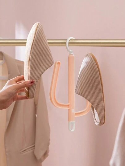 1PC塑料鞋晾衣架窗户防风鞋晾衣架户外阳台鞋晾衣架家用多功能晾衣架