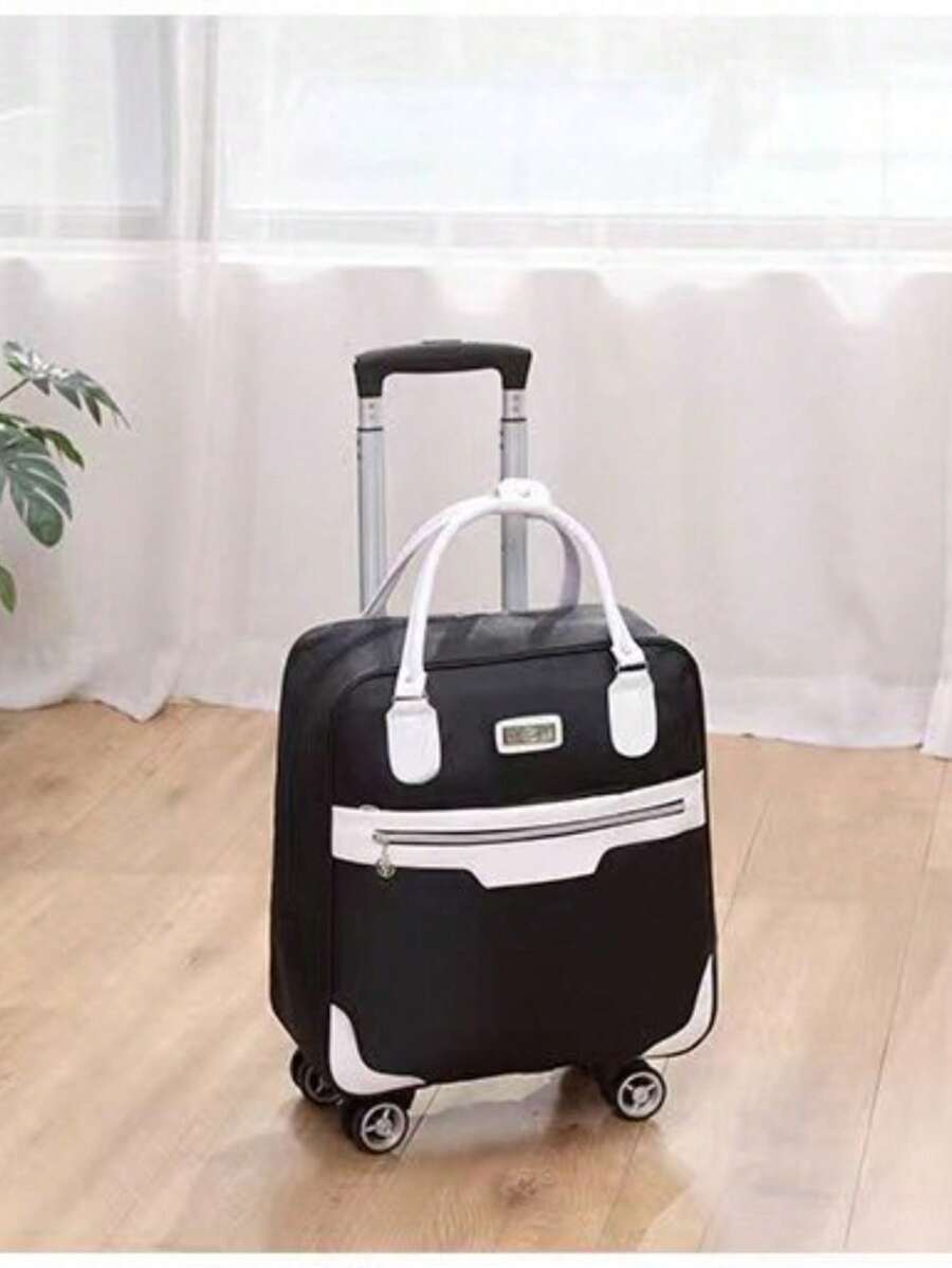 Large Capacity Short Trip Duffle Bag, Lightweight Waterproof Wheeled