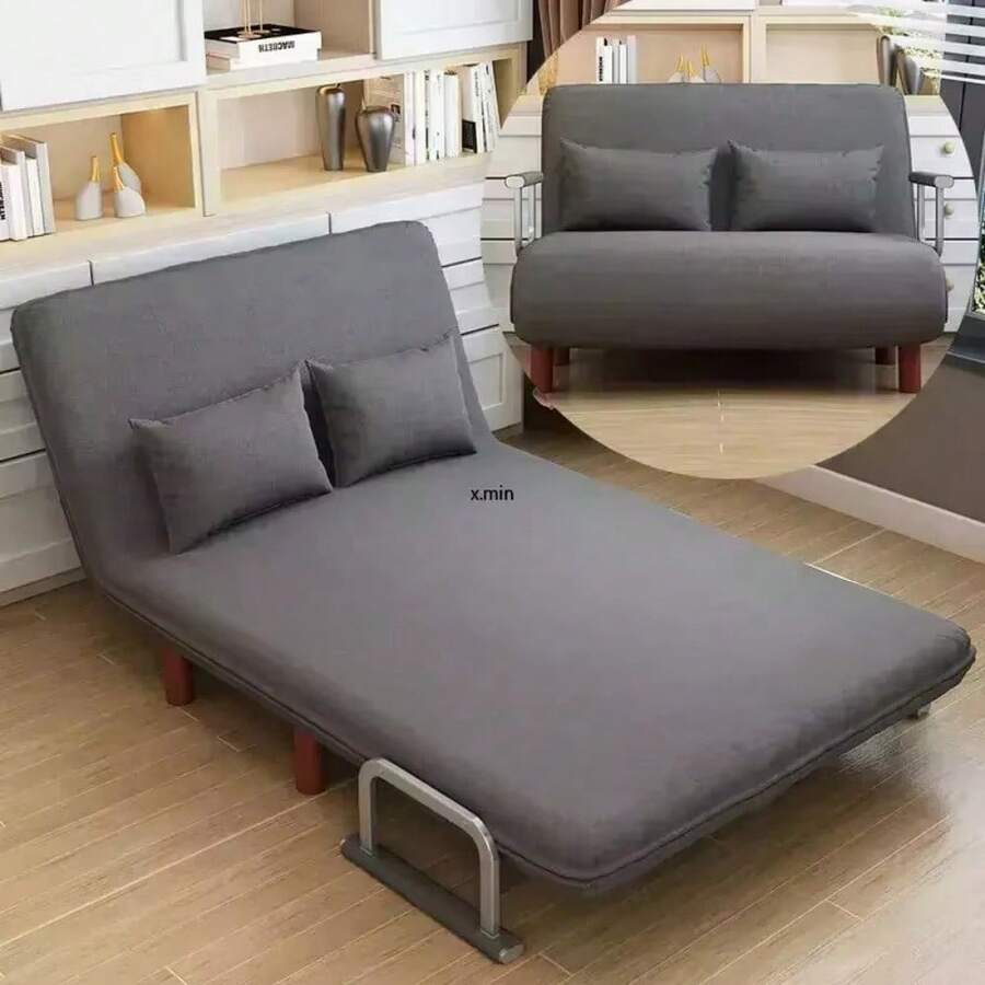 Simple Folding Sofa Small Family Simple Bed And Apartment Reclining