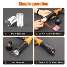 Battery Powered Electric Fuel Transfer Siphon Pump Gas Oil Water Liquid 2.4 GPM - Red - View 10