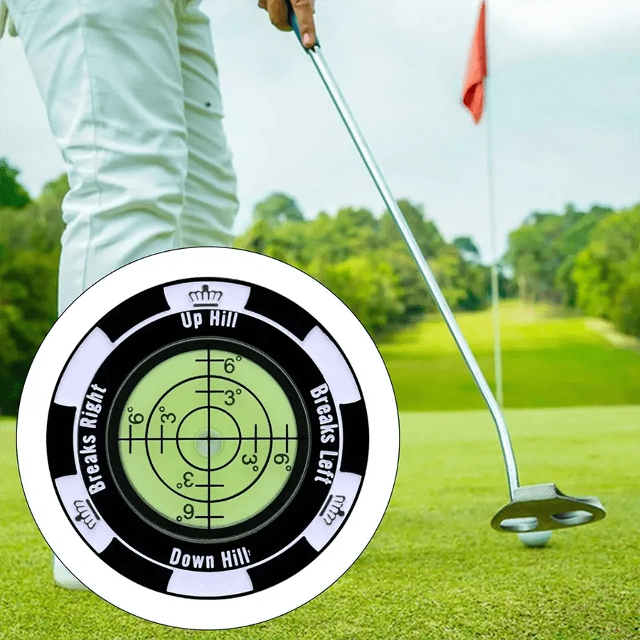 Portable Golf Ball Markers High Precision Golf Spirit Level Slope