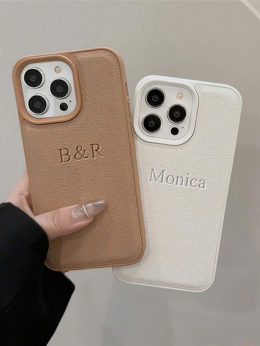 Ốp điện thoại tùy chỉnh cho iPhone 17/16/15/14/13/12/11 Pro Max/17 Air, cá nhân hóa với chữ cái đầu tiên được khắc 3D bằng vàng, ốp da thật cao cấp chống sốc của Hàn Quốc. Ốp điện thoại này có kiểu dáng thời trang, nhiều màu sắc, cổ điển, dễ thương, tối giản và vui nhộn, có thể tùy chỉnh và là món quà độc đáo dành cho nam, nữ, bạn trai, bạn gái, gia đình, bạn bè, ông bà và các cặp đôi, thích hợp cho kỷ niệm, sinh nhật và các dịp khác.