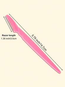 1 lọ + 40 dao cạo lông mày để loại bỏ lông mặt, máy tỉa lông mày đa chức năng có nắp bảo vệ - 1 chai + 40 hồng - Xem 2