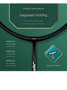 Juego de bádminton para 2 jugadores, que incluye 2 raquetas de bádminton, 3 volantes y 1 bolsa de transporte. Ideal para jugar al bádminton al aire libre, en el jardín, en la playa y para diversión familiar - Negro - Ver 5