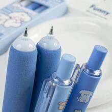 套装1盒]防摔耐用蛋形笔可爱风高St外观横头毛笔中性笔按动熊猫 - 套裝 - 查看 9