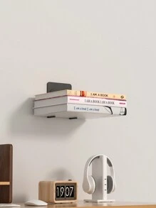 1/2/4 件套现代隐形悬浮书架，壁挂式多功能储物架，适用于家庭、办公室和书房 - 无需用电 - 彩色 - 查看 9