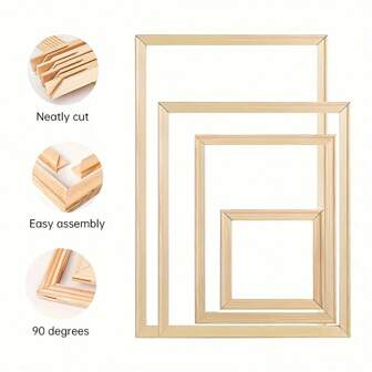 1 st. Origineel Stijl Massief Houten Frame, Decoratieve Kunststijl, Dikke Canvas Spiraal, DIY Frame, Geschikt Voor Artistieke Olieverfschilderijen En Muurdecoratie, Geschikt Voor Thuis, Woonkamer, Kantoordecoratie, Slaapkamer, Badkamer, Feest, Geschenk || Diamant Schilderij Frame, Diamant Schilderij Olieverf Schilderij Frame