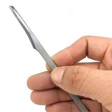 2 piezas Kit profesional de cuidado de pies, incluye cortaúñas de acero inoxidable empotrado y herramientas quitacallos - Plateado - Ver 4