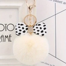 1 buah Gantungan Kunci Pita dengan Liontin, Aksesori Gantungan Kunci Fashion Lucu dan Lembut untuk Wanita, Dapat Digantung di Ransel, Mobil, Dompet untuk Dekorasi, Cocok untuk Anak Perempuan, Motif Leopard, Hadiah Natal, Hadiah Thanksgiving, Gaya Retro Y2K - MultiWarna - View 5