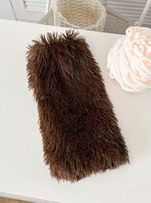 1双/7双女士秋冬新款复古毛绒个性化暖腿套，彩色舒适柔软防寒暖腿套 - 彩色 - 查看 9