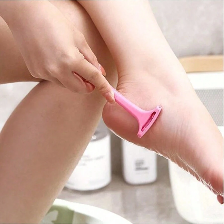 1pc 脚刮刀去除死皮刮脚跟修脚神器去除脚底死皮老茧 - 彩色 - 查看 1
