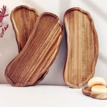 1 khay gỗ đàn hương, khay đựng đồ ăn, khay đựng bữa sáng, khay đựng trà, khay đựng bàn cà phê, khay đa năng, đĩa đựng đồ ăn nhẹ trang trí nhà cửa, thích hợp cho phòng ăn, nhà bếp, quán cà phê, cửa hàng sushi, ngoài trời, ngày lễ, lễ tạ ơn, giáng sinh, năm mới - Màu vàng - Xem 5