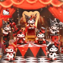 Sanrio [1pc Random]Sanrio Kuromi Poker Kingdom Series Blind Box - Cute Cartoon Figurine, Limited Edition Collectible Toy, Perfect For Birthday/Party/Christmas Gifts (Random Delivery, Desktop Decor)