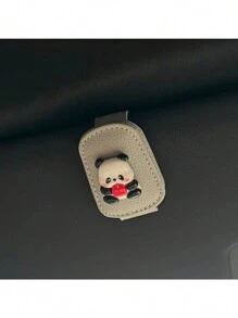 可爱熊猫多功能夹式眼镜架，汽车遮阳板太阳镜夹，收纳夹 - 均碼 - 查看 20