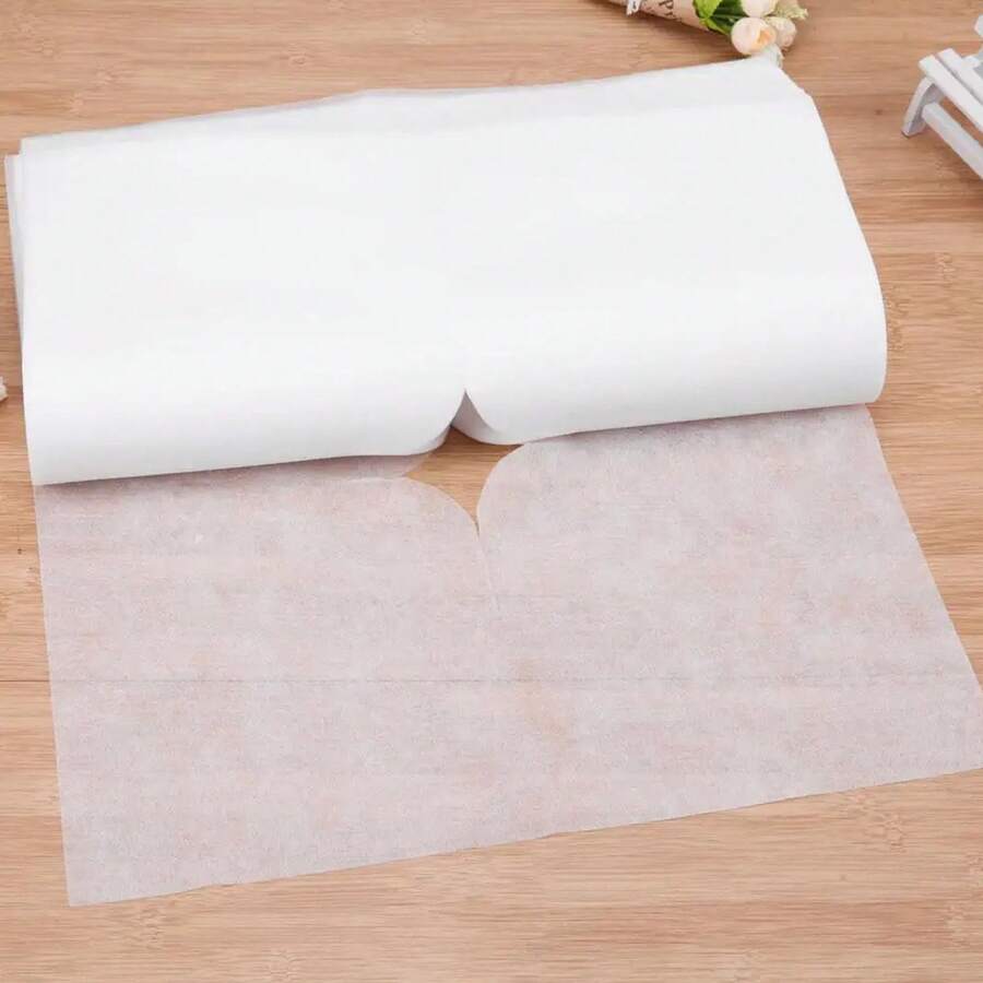 LXIANGN 100pcs Disposable Face Hole Table Cover, Massage Table Sheets