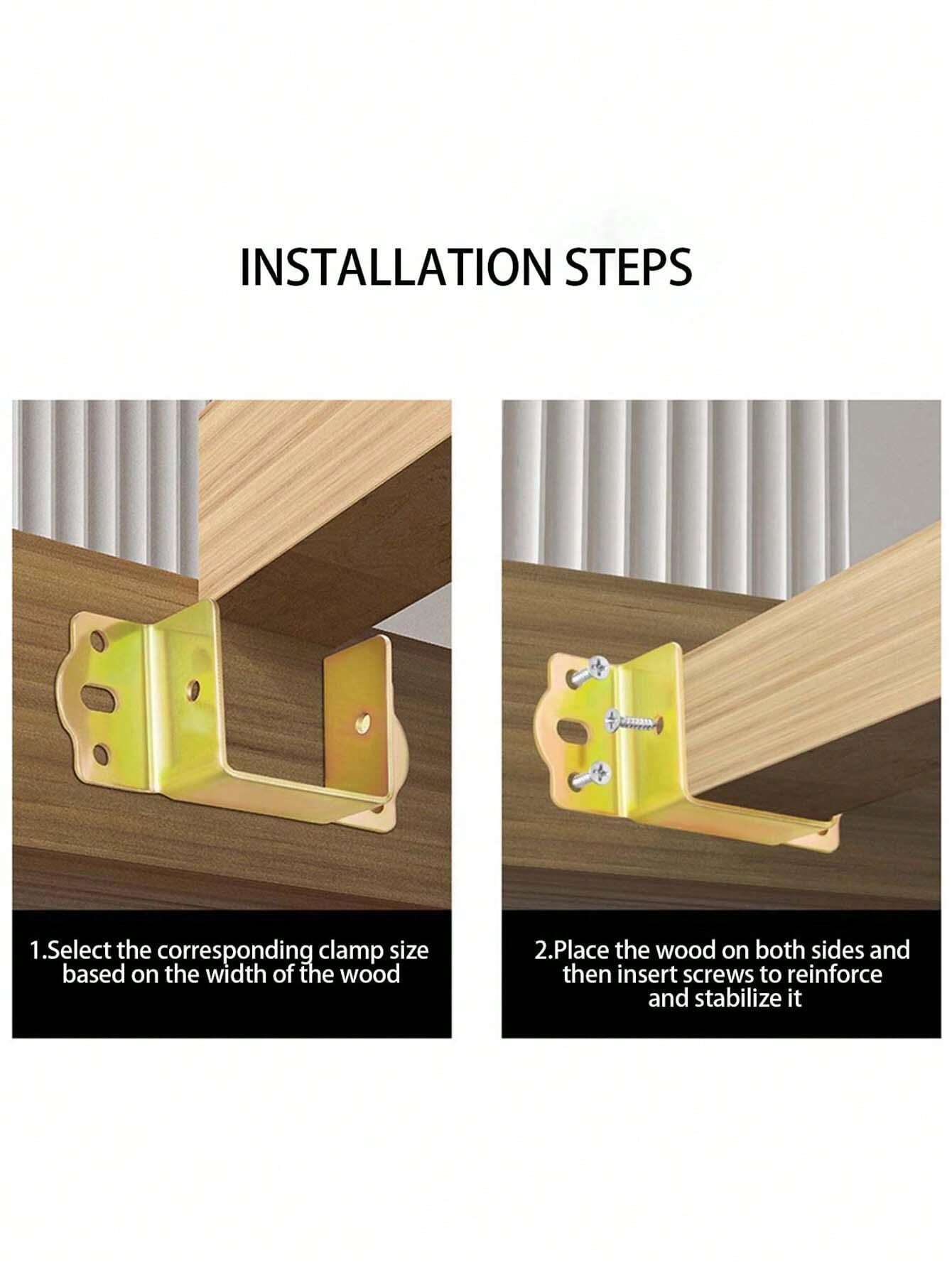 10pcs/Pack Thickened Screws Bed Hinges 6 Inch 4 Inch Bed Bolts