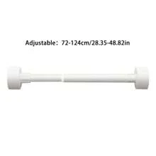 [流行] 不锈钢伸缩杆 - 无需钻孔，安装简便，可调节，适用于浴帘、衣柜等 - 有银色、黑色、白色和灰色可选，配有方便的塑料底座卧室、收纳盒、收纳盒、家庭收纳、女士白色 T 恤、女士黑色裤子、女士冬装、连衣裙、女士冬装、优雅女装、女士白衬衫、长袖、女士白色连体裤、女士春装、女士春装、春季、春装、极简主义、夏季上衣 - 彩色 - 查看 19