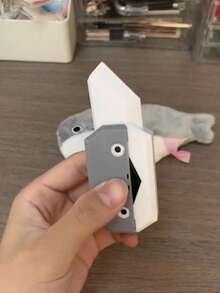 1 件独特 Sakaban 餐具胡萝卜形重力 3D 玩具，创意减压感官坐立不安玩具 - 彩色 - 查看 3
