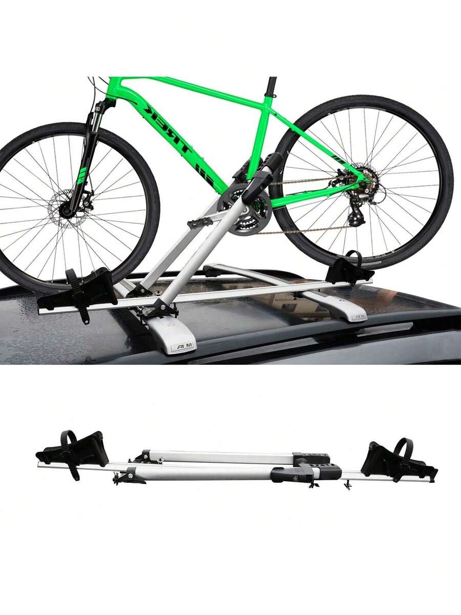 LUCKYERMORE LUCKYERMORE Universal Roof Mount Bike Rack With Foldable