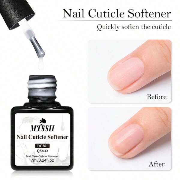 7ml Nail Cuticle Softener Gel Nail Polish Dead Skin Exfoliator Oil Nails Cuticle Remover Gel Polish Nail Art Treatment Care Tool