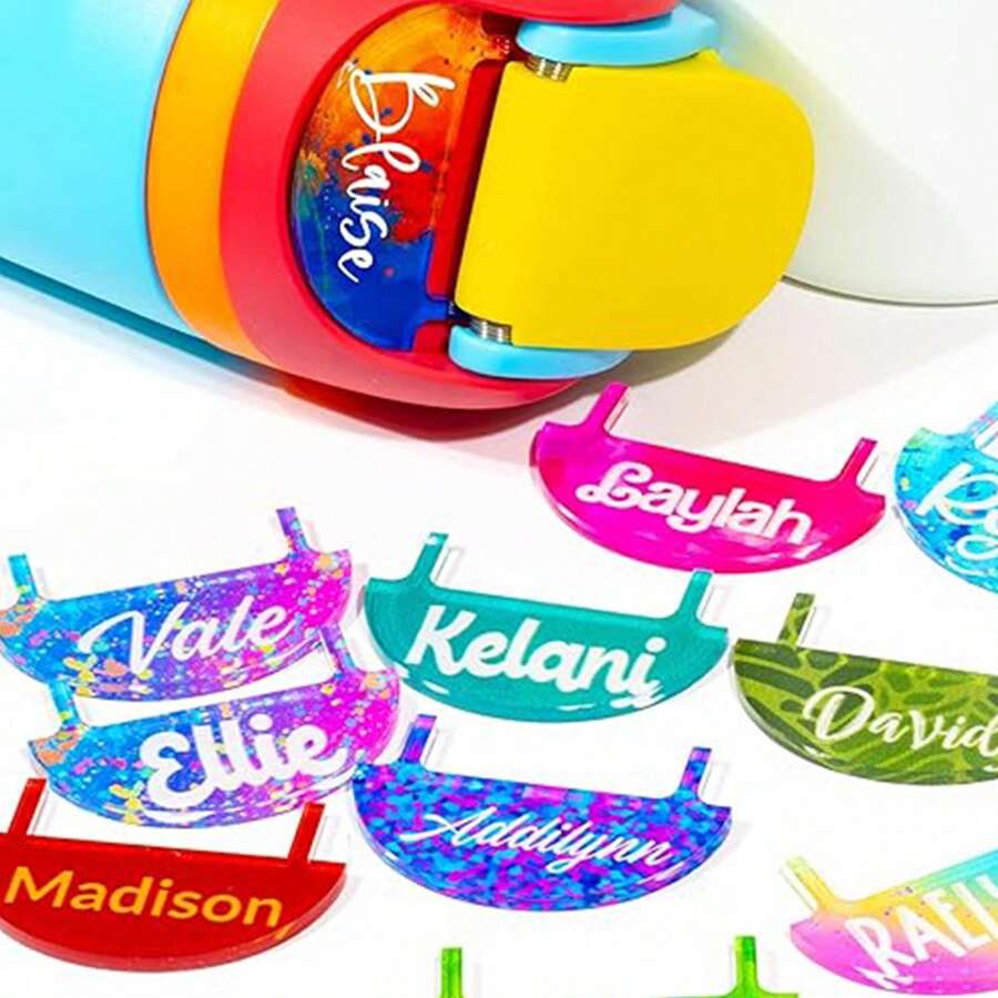 Personalized Name Plates For Owala Water Bottles 24oz 32oz 40oz